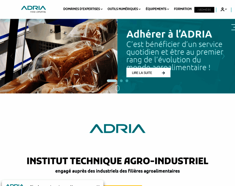 Adria-foodsafety.com thumbnail