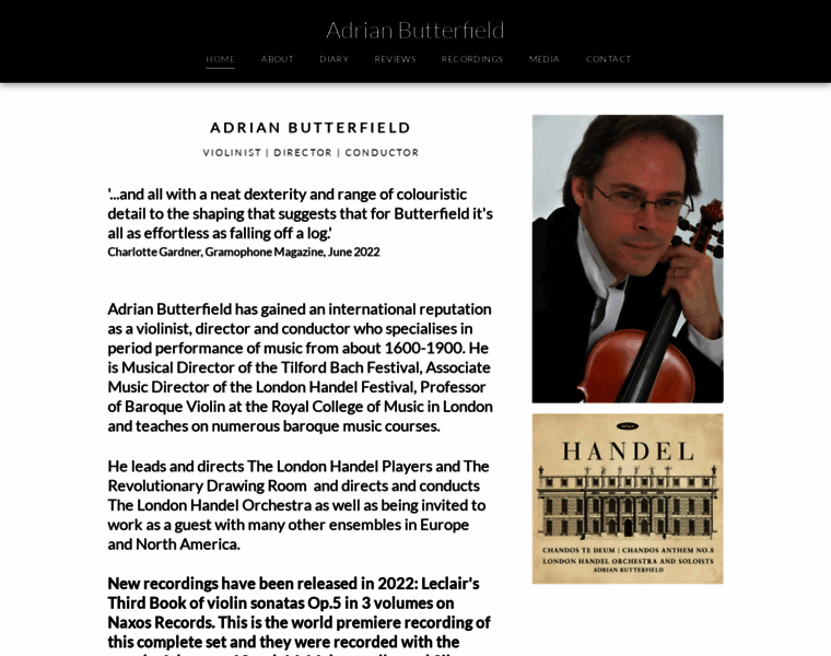 Adrianbutterfield.com thumbnail