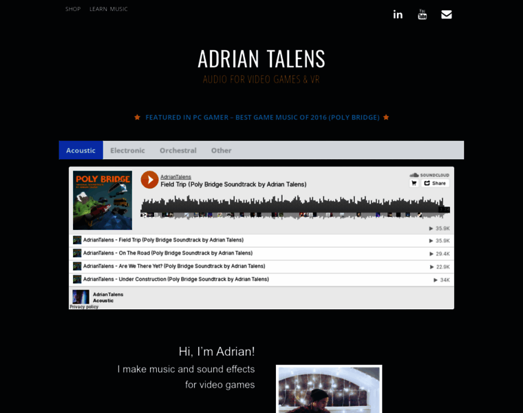Adriantalens.com thumbnail