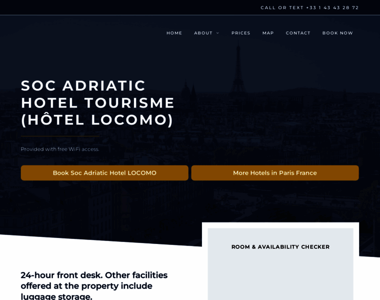 Adriatic-paris-hotel.com thumbnail