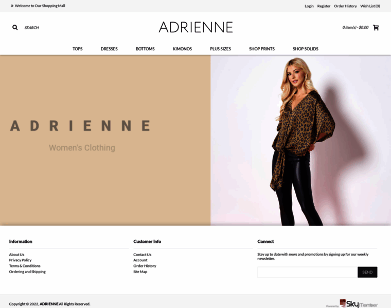 Adrienneclothing.com thumbnail