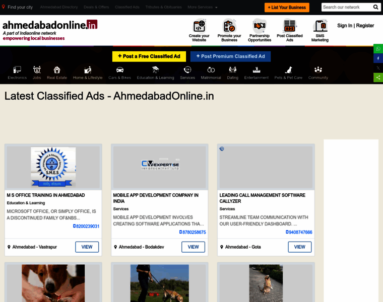 Ads.ahmedabadonline.in thumbnail