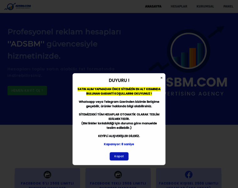 Adsbm.com thumbnail