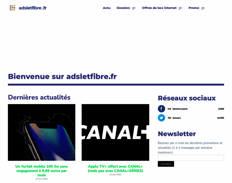 Adsletfibre.fr thumbnail