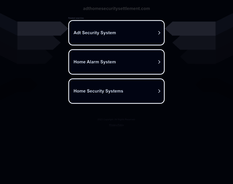 Adthomesecuritysettlement.com thumbnail