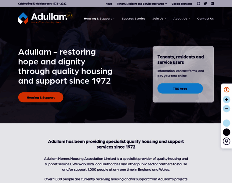 Adullam.org.uk thumbnail