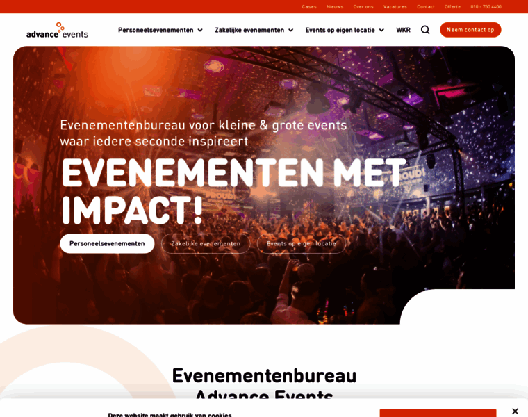 Advance-events.nl thumbnail