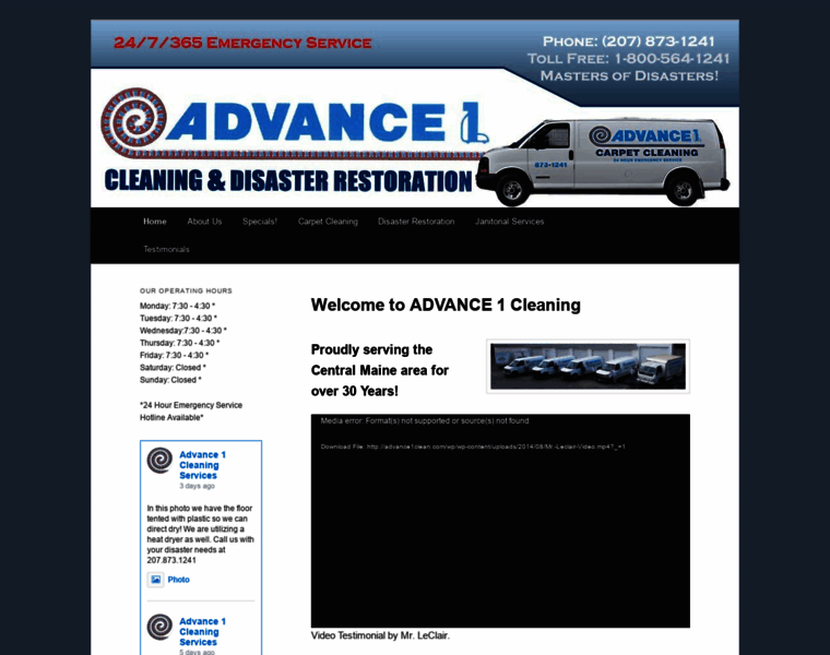 Advance1clean.com thumbnail