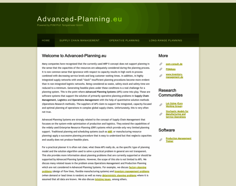 Advanced-planning.eu thumbnail