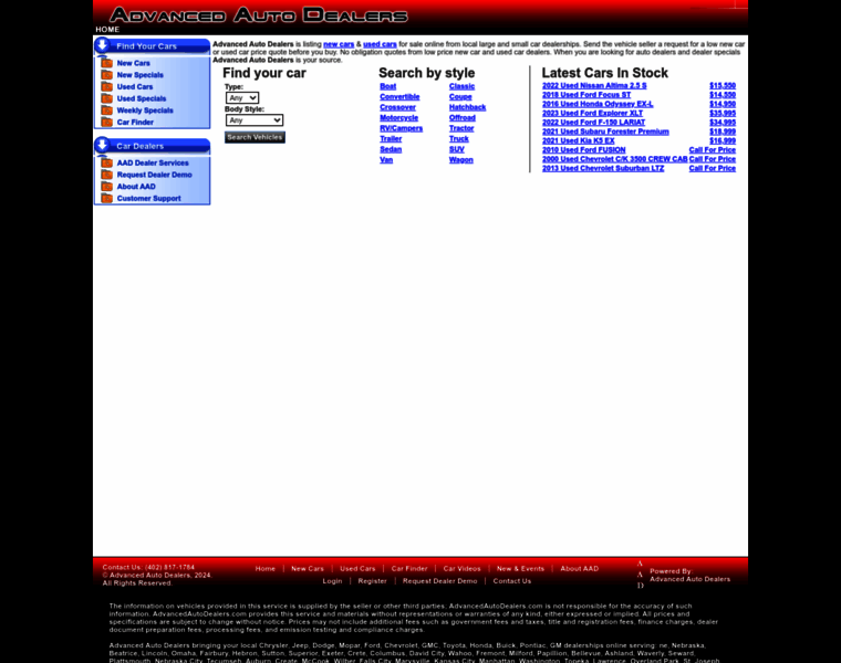 Advancedautodealers.com thumbnail