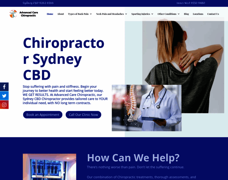 Advancedcarechiropractic.com.au thumbnail