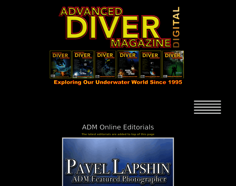 Advanceddivermagazine.com thumbnail