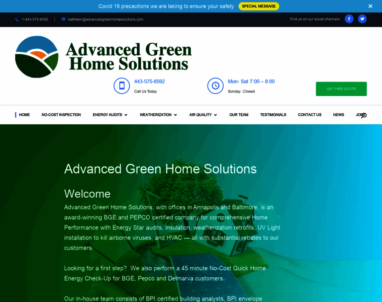Advancedgreenhomesolutions.com thumbnail