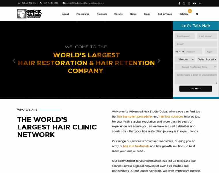 Advancedhairstudiouae.com thumbnail Advancedhairstudiouae.com thumbnail