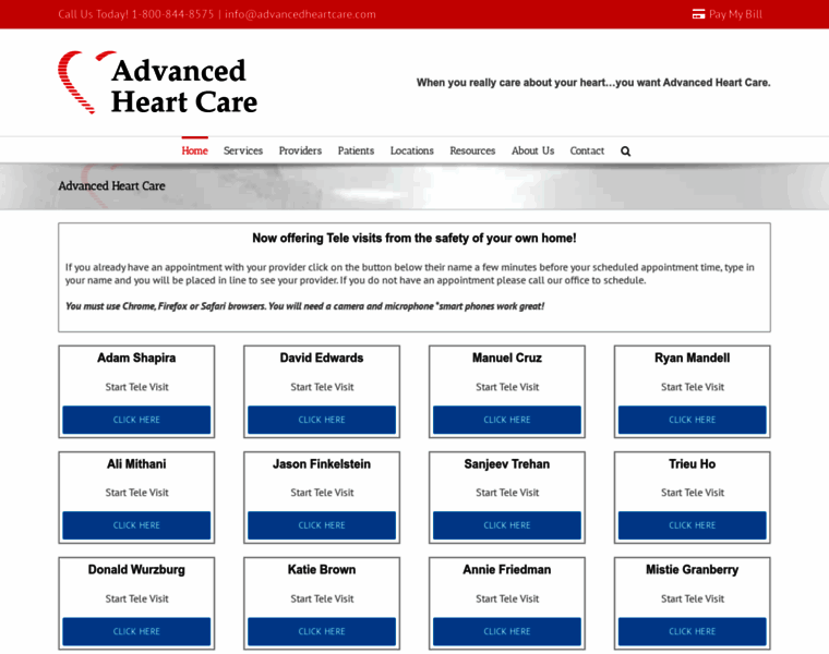 Advancedheartcare.com thumbnail