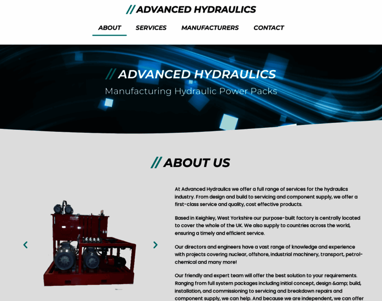 Advancedhydraulics.co.uk thumbnail