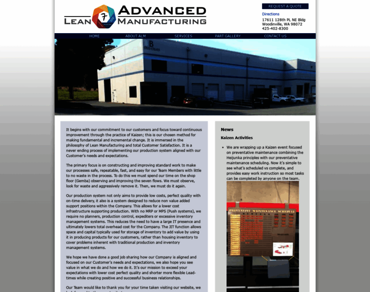 Advancedleanmanufacturing.com thumbnail