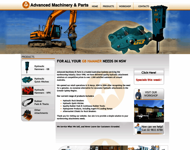 Advancedmachinery.com.au thumbnail
