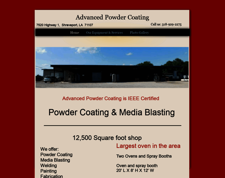 Advancedpowdercoating.org thumbnail