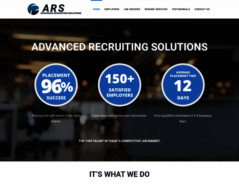 Advancedrecruitingsolutions.com thumbnail