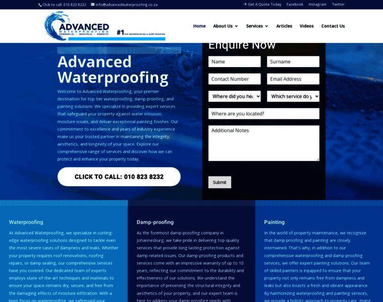 Advancedwaterproofing.co.za thumbnail