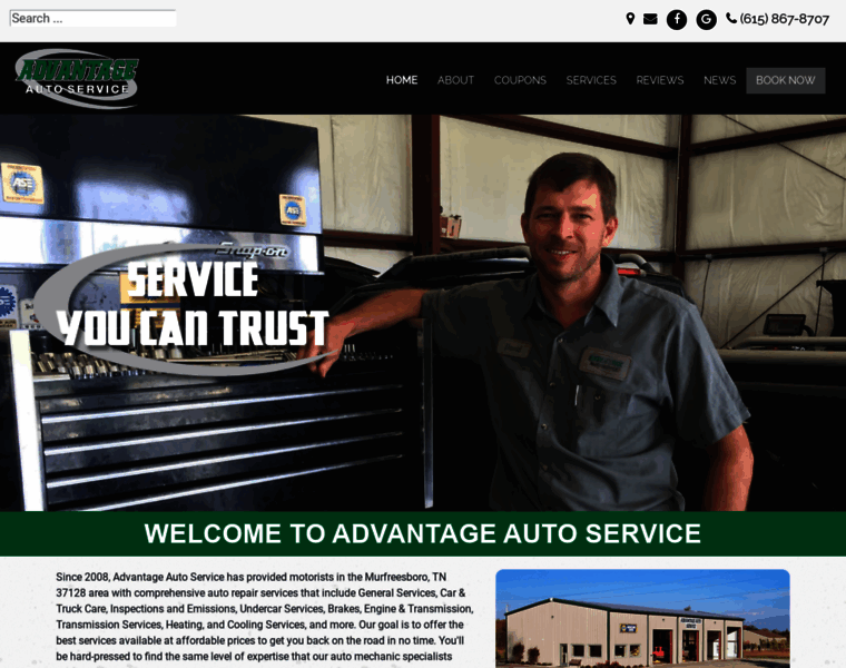Advantageautomotiveservice.com thumbnail