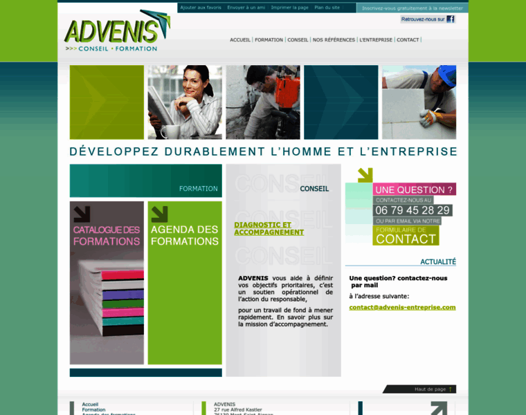 Advenis-entreprise.com thumbnail