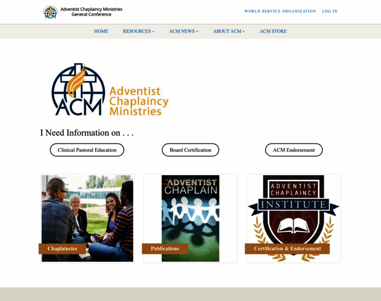 Adventistchaplains.org thumbnail
