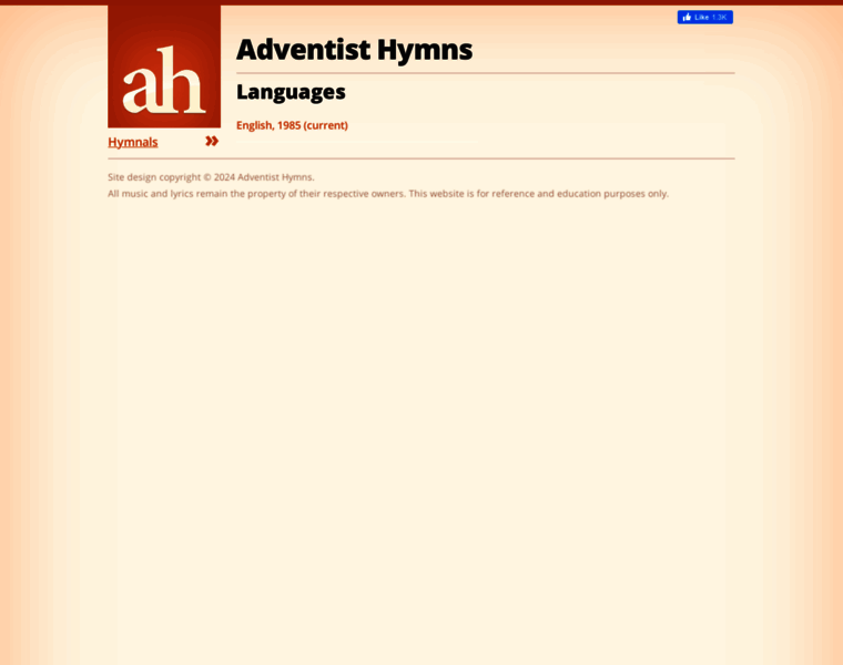 Adventisthymns.com thumbnail