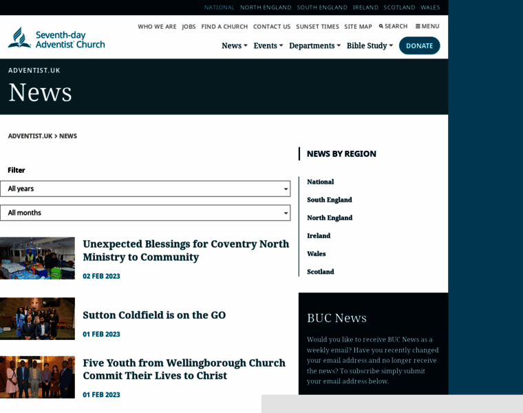 Adventistnews.org.uk thumbnail