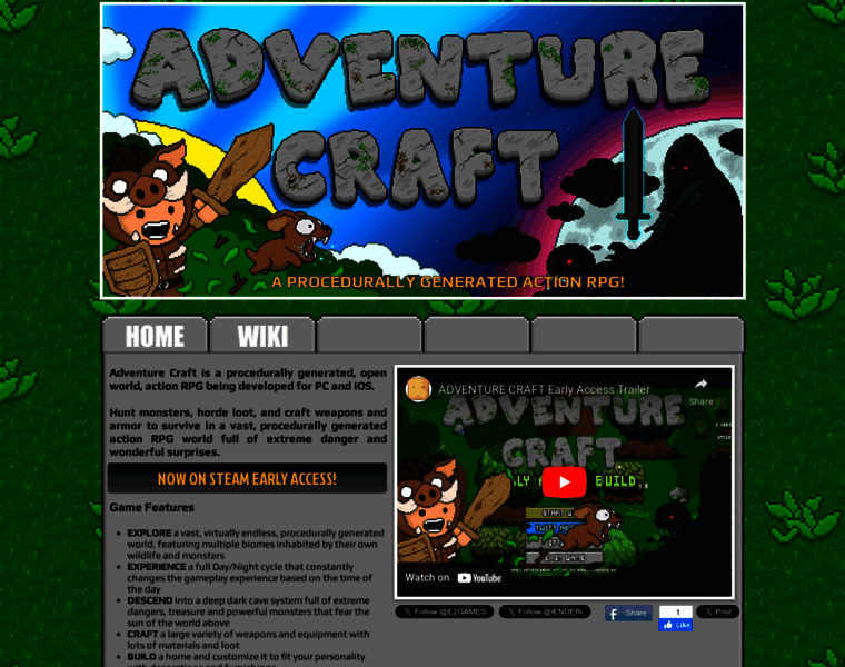 Adventurecraftgame.com thumbnail