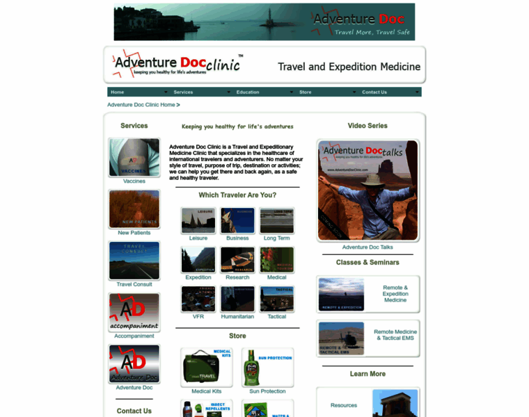 Adventuredocclinic.com thumbnail