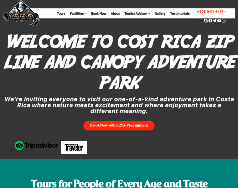 Adventureparkcostarica.com thumbnail