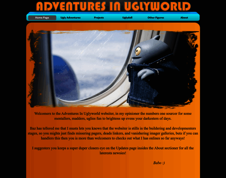Adventuresinuglyworld.com thumbnail