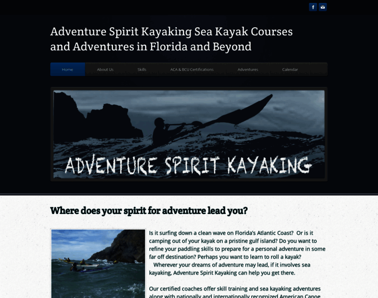 Adventurespiritkayaking.com thumbnail