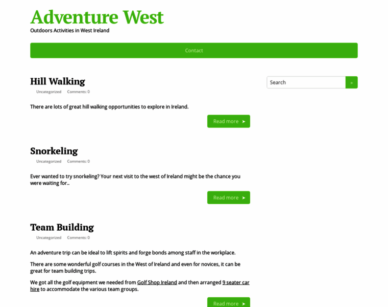 Adventurewest.ie thumbnail