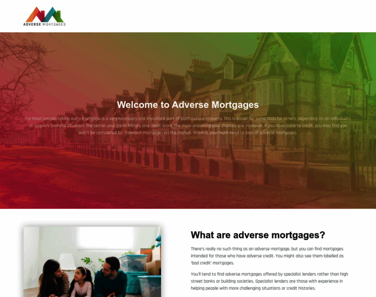Adverse-mortgage-centre.co.uk thumbnail
