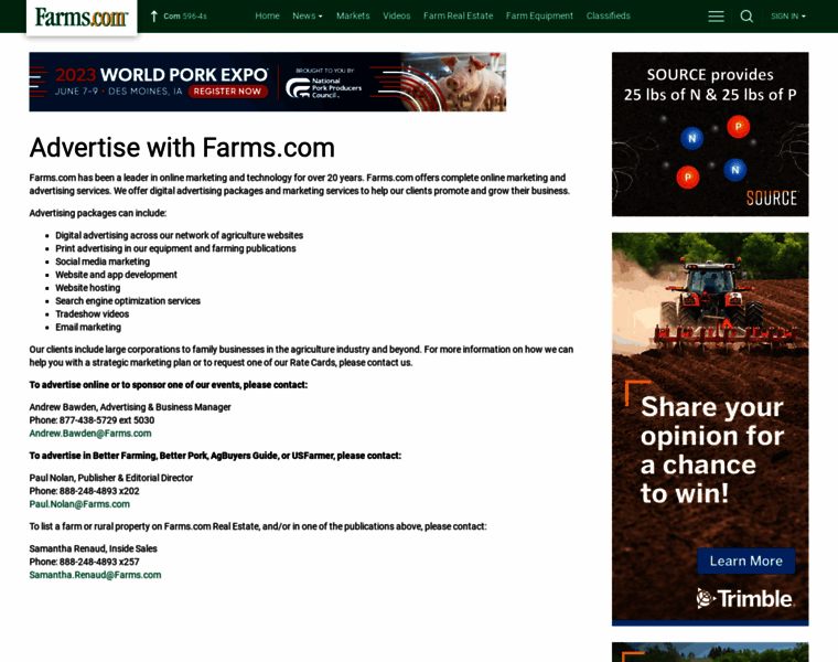 Advertising.farms.com thumbnail