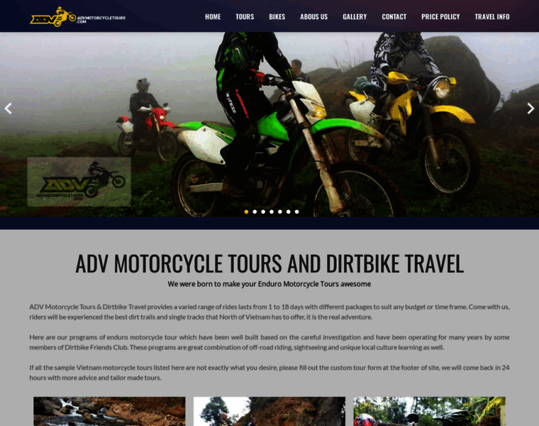 Advmotorcycletours.com thumbnail