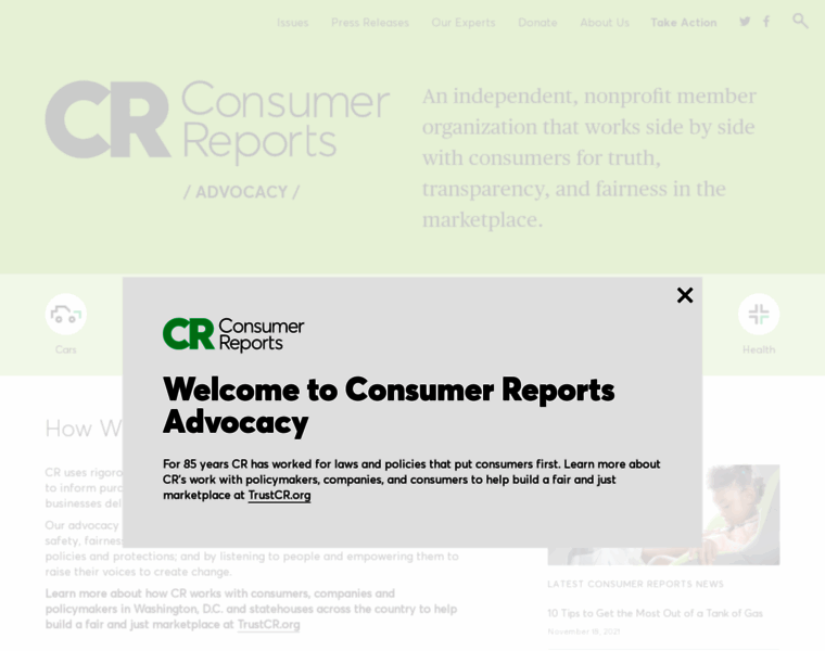 Advocacy.consumerreports.org thumbnail