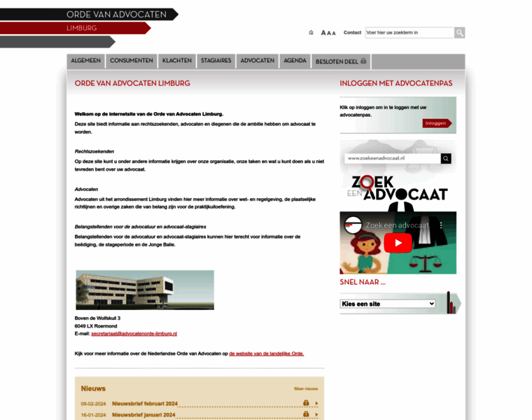 Advocatenorde-limburg.nl thumbnail