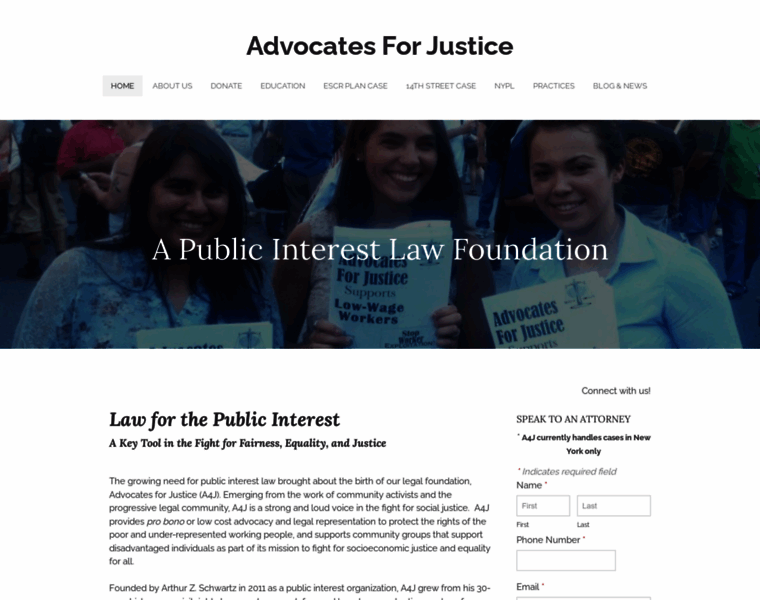 Advocatesforjustice.net thumbnail