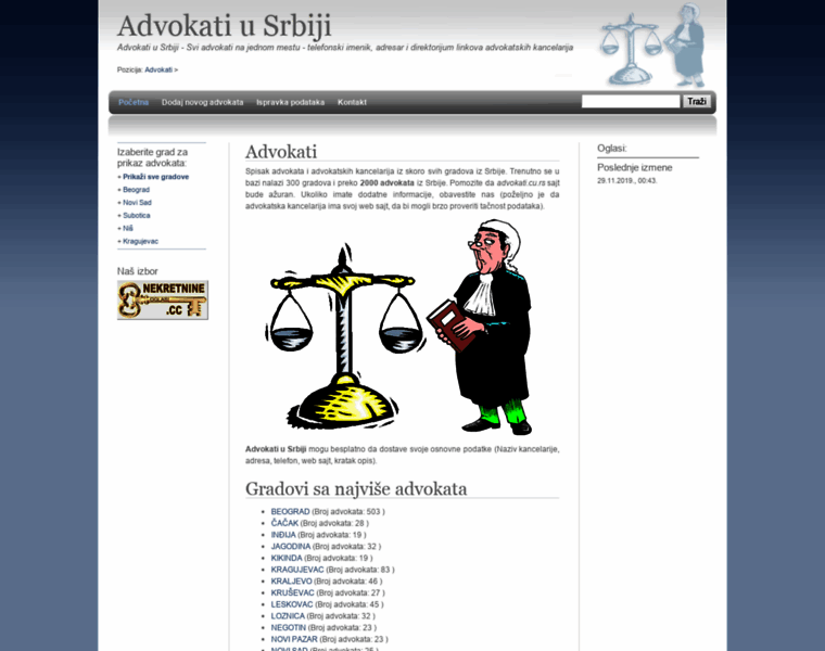 Advokati.cu.rs thumbnail