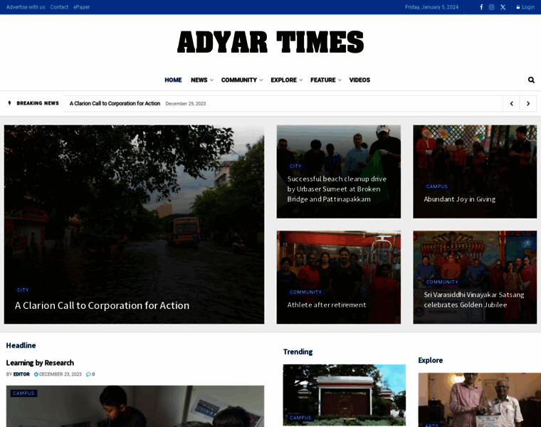 Adyartimes.in thumbnail