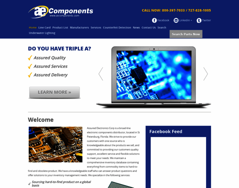 Aecomponents.com thumbnail