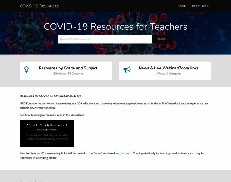 Aecovid.com thumbnail Aecovid.com thumbnail