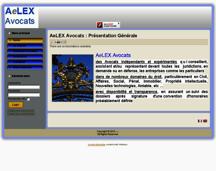 Aelex-avocats.net thumbnail
