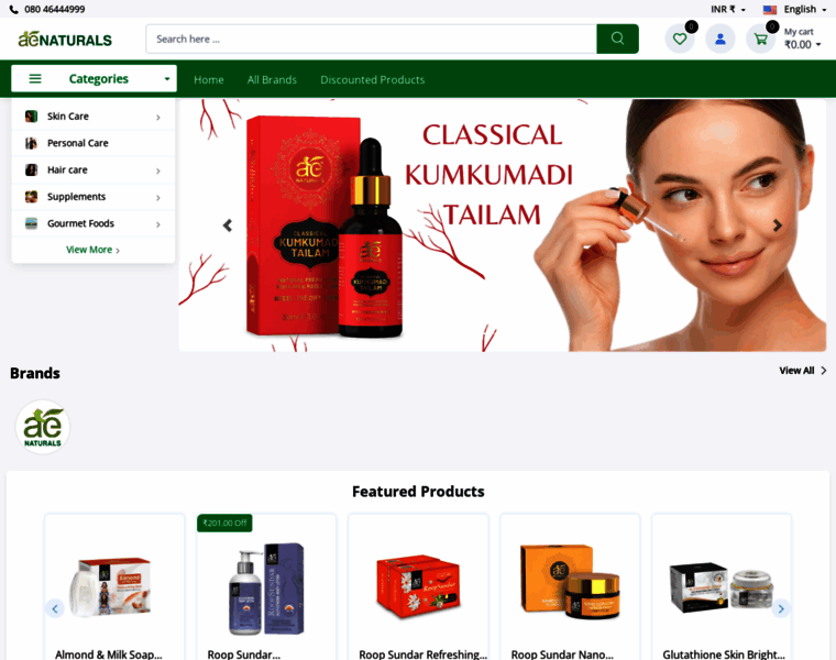 Aenaturals.in thumbnail Aenaturals.in thumbnail