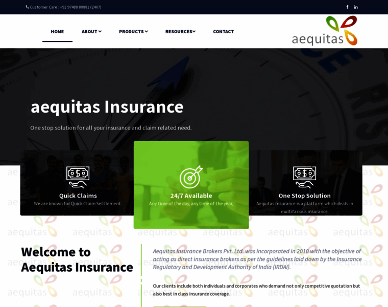 Aequitasinsurance.com thumbnail