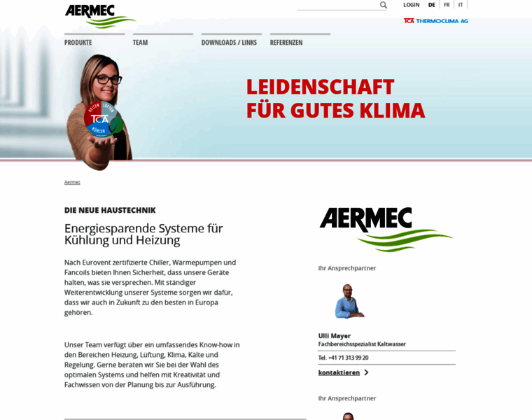 Aermec.ch thumbnail